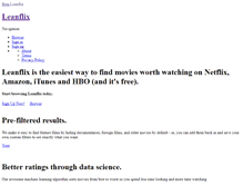 Tablet Screenshot of leanflix.com